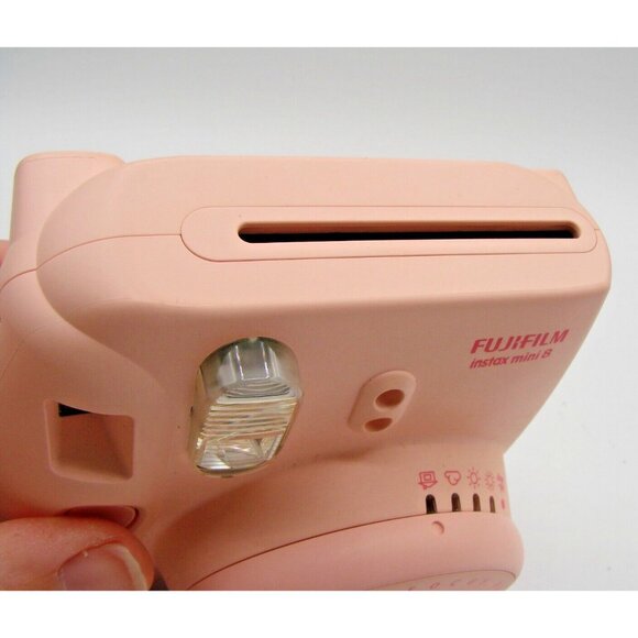 Fujifilm Instax Mini 8 Camera Pink with Camera Bag Untested Powers On Travel - Picture 6 of 14